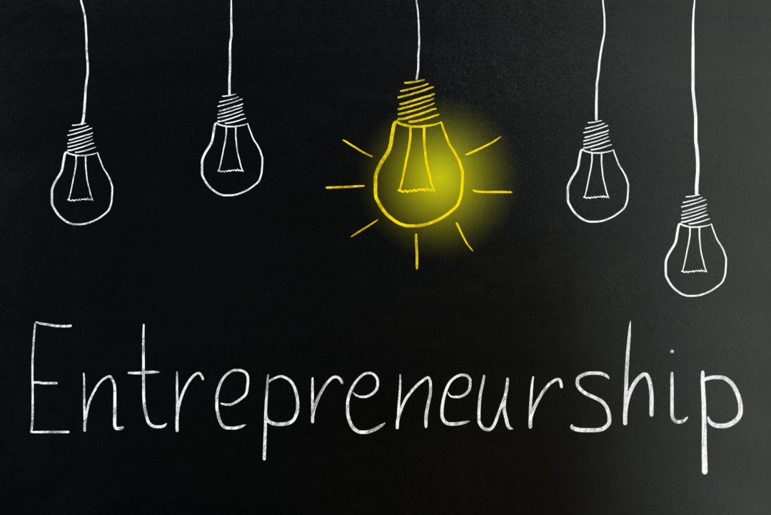 Entrepreneurship Concept On Blackboard - Veer90